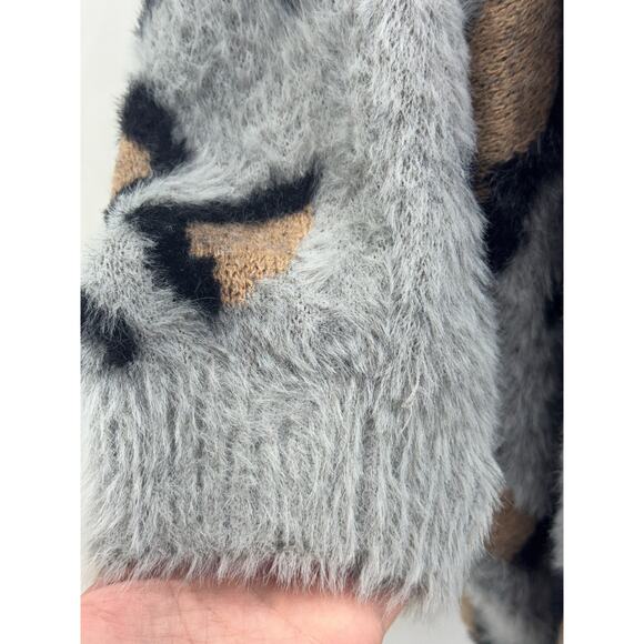 Mittoshop XL oversized extra soft leopard sweater - Picture 3 of 8
